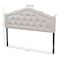 Baxton Studio Edith Modern Greyish Beige King Size Headboard 142-7783 - alternate 4
